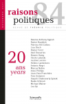 Raisons politiques (choix d'articles), n°84 - 2021/4 - 20 ans