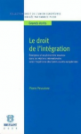 Le droit de l'intégration