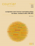 Les législations visant à favoriser la participation politique des femmes : évolutions et effets (1994-2022)