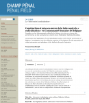 Champ Pénal / Penal Field