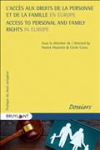L'accès aux droits de la personne et de la famille en Europe