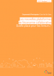 Analyse du CPCP, N°415 - Juillet 2020 - Les nouvelles plateformes de l'économie collaborative