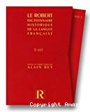 Dictionnaire historique de la langue française : tome 2 : F-PR