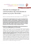 Note d'analyse,  - Décoder les stratégies de communication des masculinistes et passer au jiu-jitsu1 féministe !