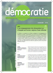 Démocratie, N°10 - Octobre 2021 - L’accompagnement des demandeur·ses d’emploi au Forem : enjeux d’une réforme