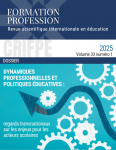 Dynamiques professionnelles et politiques éducatives