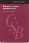 Communs du savoir et bibliothèques