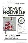 La revue nouvelle, N°6 - 2024/6 - Des anti-EVRAS aux anti-genre