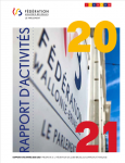 Rapport d'activités du Parlement de la Fédération Wallonie Bruxelles / Communauté française 2020-2021