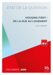 Etats de la question,  - Décembre 2020 - Housing first