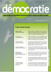 D&eacute;mocratie, N&deg;7-8 (d'apr&egrave;s l'&eacute;diteur) - Juillet-Ao&ucirc;t 2025 - Faire exister la paix