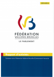 Rapport d'activités du Parlement de la Fédération Wallonie Bruxelles / Communauté française 2015-2016