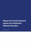 Rapport du Comité d'experts auprès de la Fédération Wallonie-Bruxelles