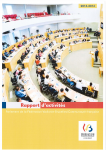 Rapport d'activités du Parlement de la Fédération Wallonie Bruxelles / Communauté française 2013-2014