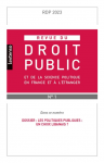 Revue du droit public, 2023/1 - Janvier 2023 - Les politiques publiques : un choix libanais ?