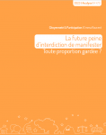 Analyse Citoyenneté & Participation, N°479 - Octobre 2023 - La future peine d’interdiction de manifester. Partie 2.