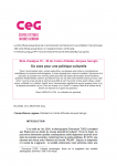 Note d'analyse du CEG (Centre d'études Jacques Georgin)