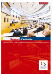 Rapport d'activités du Parlement de la Fédération Wallonie Bruxelles / Communauté française 2012-2013