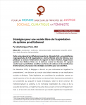 Note d'analyse,  - Stratégies pour une société libre de l’exploitation du système prostitutionnel