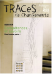 Traces de changements, N°211 - Mai - Juin 2013 - Compétences et savoirs