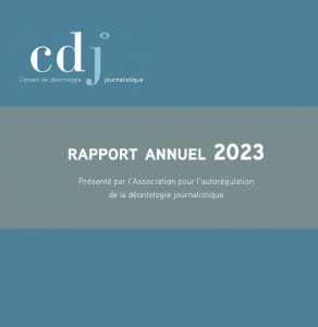  Rapport annuel 2023 du Conseil de Déontologie journalistique (CDJ) 