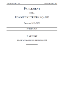 Cadastre des subventions 2025